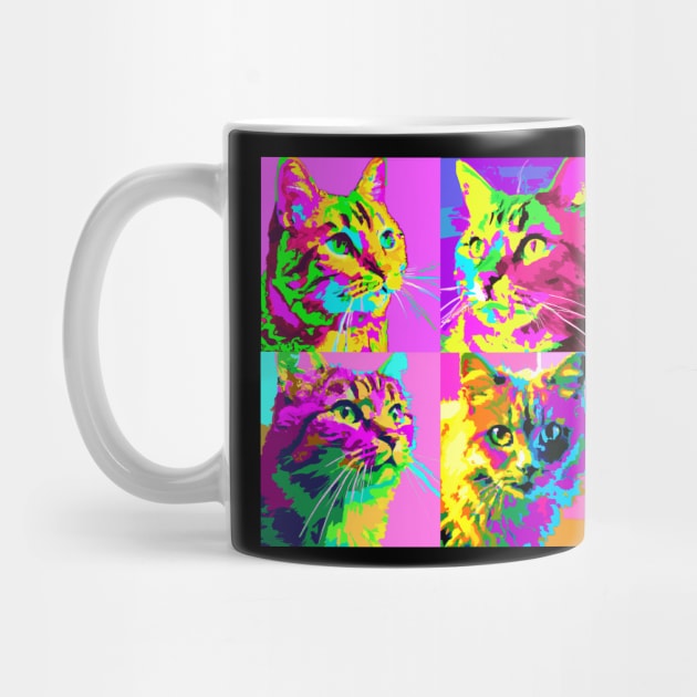 Domestic Shorthair Pop Art - Cat Lover Gift by PawPopArt